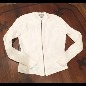 Brooks Brothers Ribbed Zip Sweater